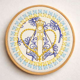 Bordado Nossa Senhora Aparecida (Mod.04)